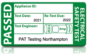 PAT Testing in Northampton - Pass Label 2024